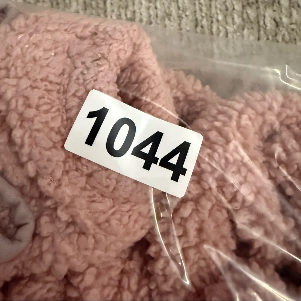 Old Navy Toddler Pink Sherpa‎ Hoodie Jacket w/ Bear Ears Cozy Fleece 2T